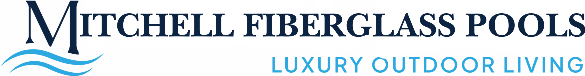 mitchell fiberglass pools logo